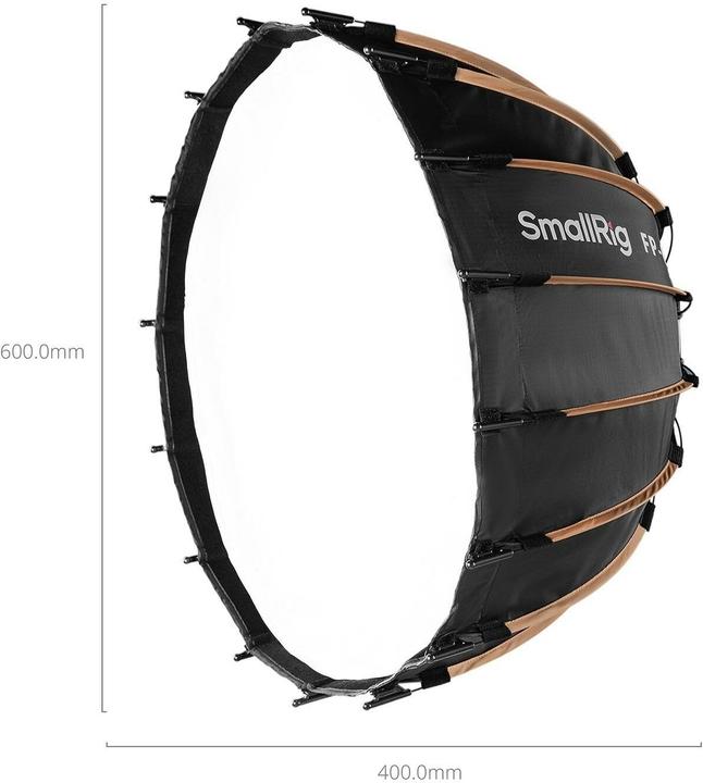 Actual product image SmallRig FP-60 Schnellaufbau-Falt-Parabol-Softbox, Form: Rund (Parabolic Softbox, 60 cm)