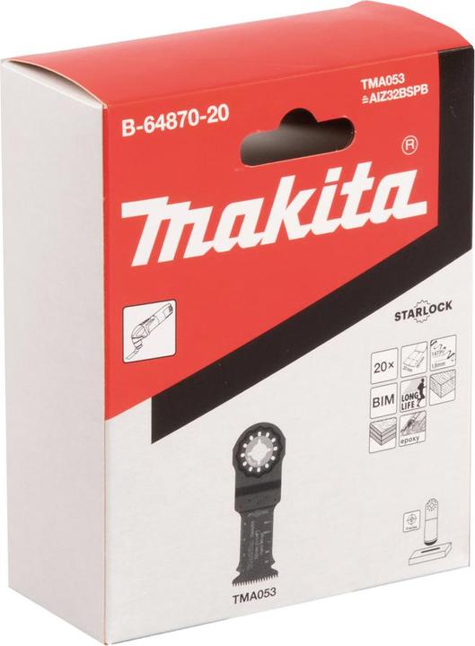 Image du produit Makita Lame de scie plongeante 32mm TMA053 20pcs