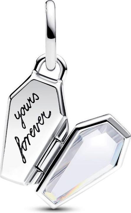 Actual product image Pandora Openable Glow-in-the-dark Coffin Charm (925 sterling silver, Enamel)