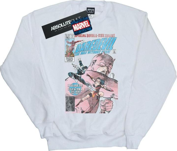 Image du produit - Sweat DAREDEVIL DISTRESSED BULLSEYE VS ELEKTRA COVER - Homme (5XL)