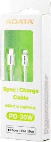 Image du produit Adata Câble Lightning AMFICPL-1M-CBK (1 m, USB 2.0)