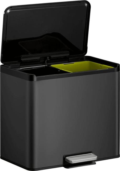 Image du produit EKO Treteimer EcoCasa III 15+15L schwarz (30 l)