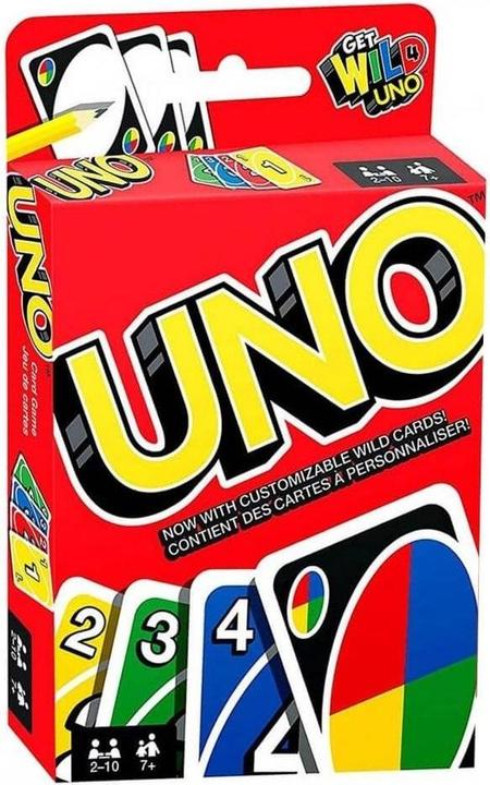 Actual product image Mattel Uno (Multilingual, 2 - 10 Players)