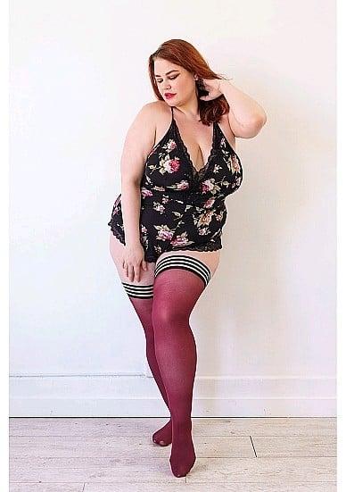 Produktbild Kix'ies Heather - Thigh High (XL)