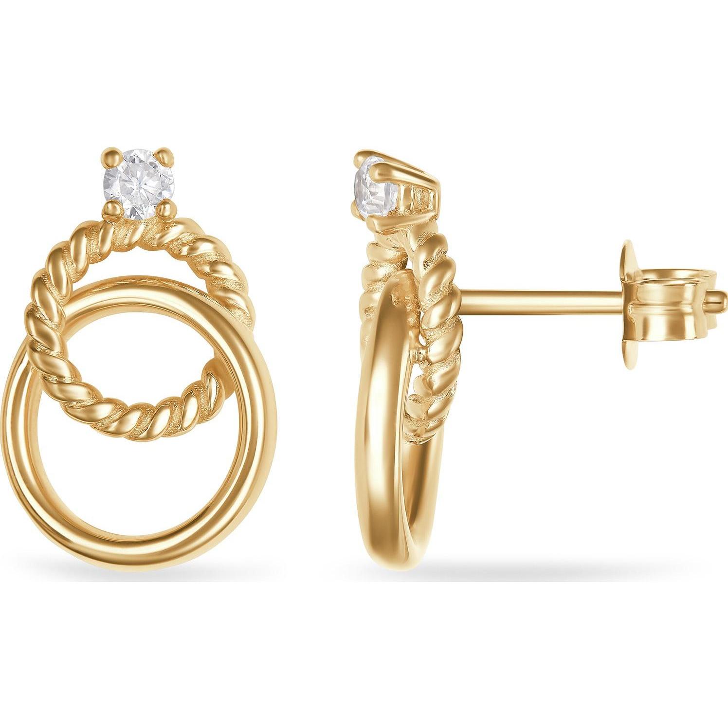 Favs, Ohrringe, Ohrstecker, (375er Gelbgold)