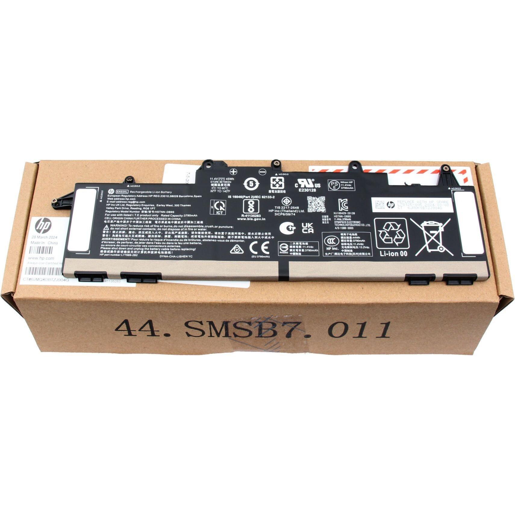 Thumbnail - HP SX03XL (3 Zellen, 3790 mAh), Notebook Akku