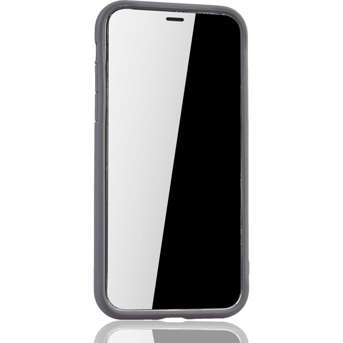 Thumbnail - König Design Apple iPhone X Hülle Case Handy Cover Schutz Tasche Schutzhülle Bumper Etui Grau (Apple iPhone X), Smartpho...
