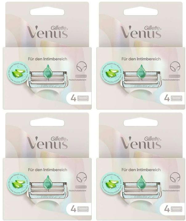 Actual product image Gillette Venus Razor blades For the intimate area 4 x 4 pieces (16 x)