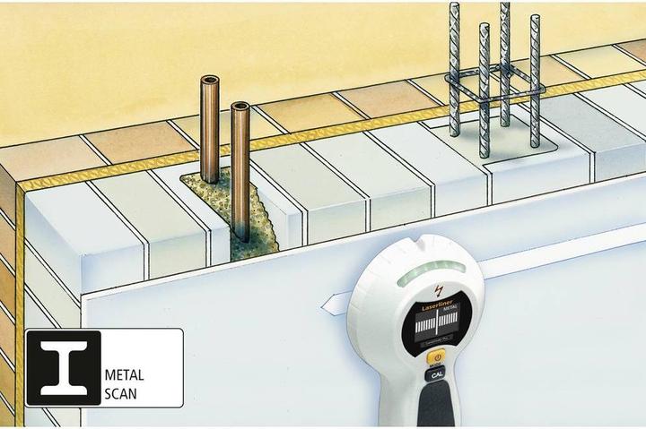 Produktbild Laserliner Ortungsgerät CombiFinder Plus 080.955E Ortungstiefe (max.) 75mm