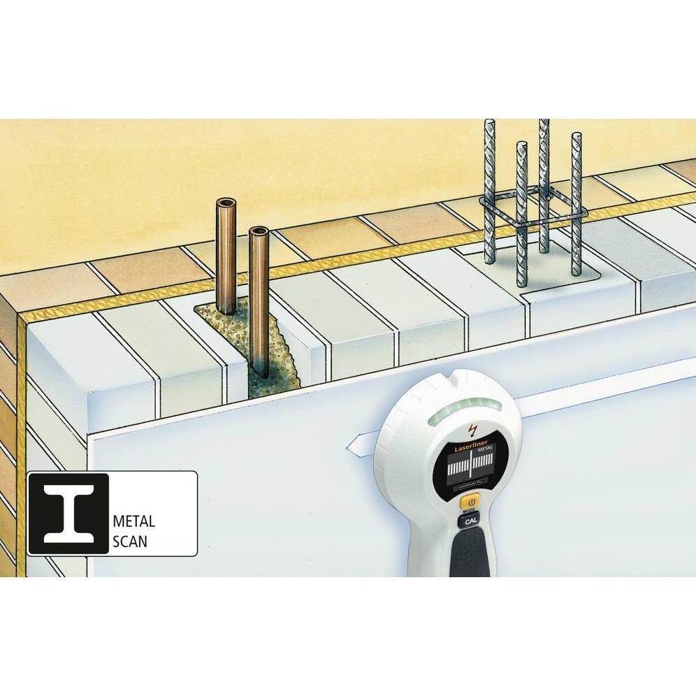 Thumbnail - Laserliner, Detektor, Ortungsgerät CombiFinder Plus 080.955E Ortungstiefe (max.) 75mm