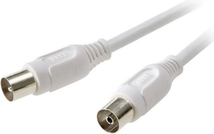 Actual product image SpeaKa Professional SpeaKa Antenna Cable Antenna Plug 75 â"¦ to Antenna Socket 75 â"¦ 2.5 m (90 dB, Antenna cable)