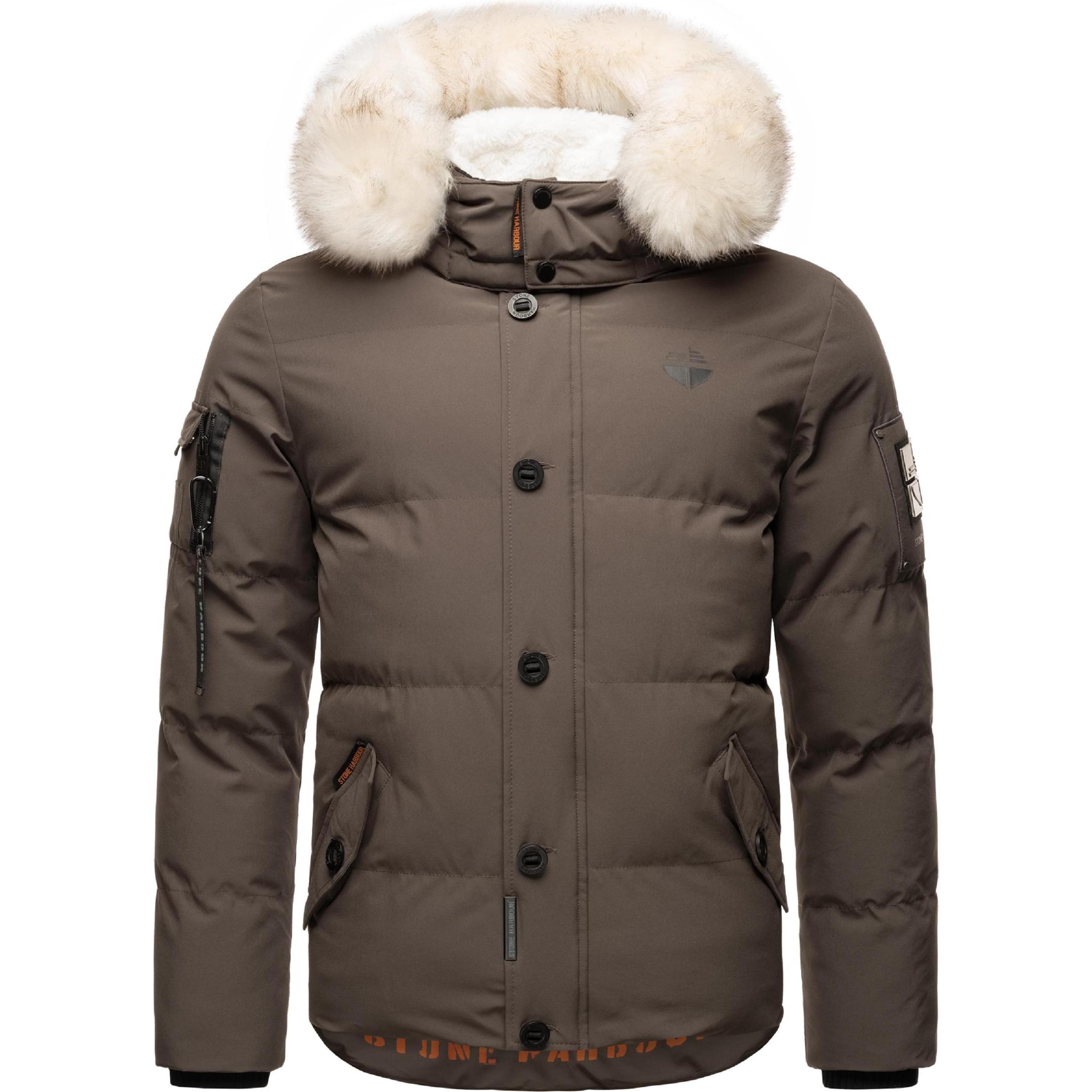 Stone Harbour, Herren, Jacke, Halvaar (L), Grau, L