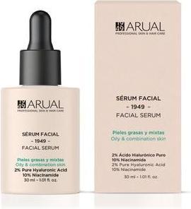 Produktbild Arual Gesichtsserum für fettige und Mischhaut mit reiner Hyaluronsäure und Niacinamid
