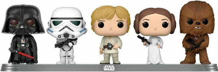 Actual product image Funko Pop Pop! Exclusive Star Wars figure set in a 5-pack