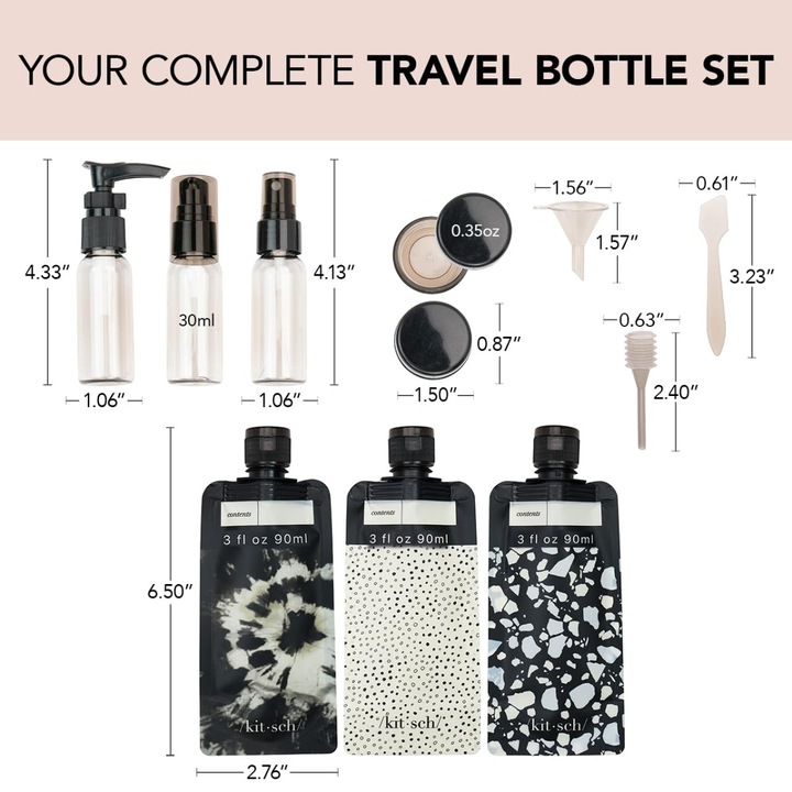 Immagine prodotto Kitsch Set da viaggio (Imbottitura aggiuntiva)