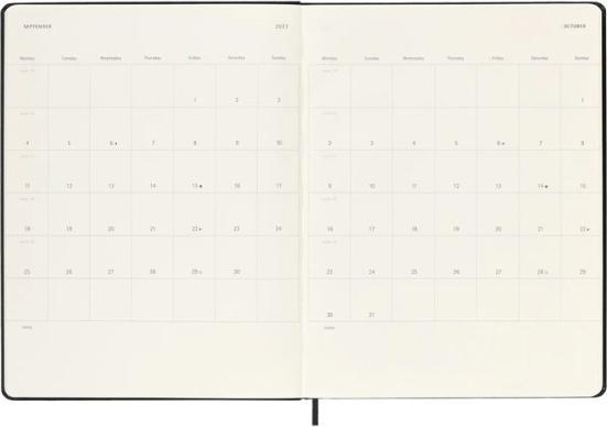 Produktbild Moleskine Wochen Notizkalender (A6, 1 Woche / 1 Seite)