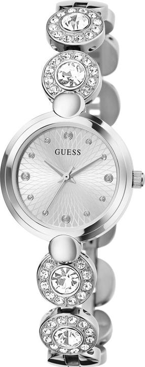 Produktbild Guess P SLV CS / SUN SLV DL / P SLV BRCT W/ CRYS W/ ADJT G LINKS Armbanduhr (26 mm)