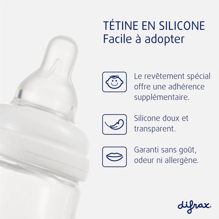 Actual product image Difrax Teat standard bottle 3+M