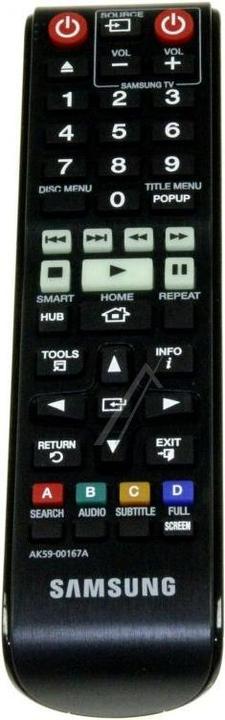 Image du produit Samsung Commandant à distance (Télécommande spécifique à l'appareil, Infrarouge)
