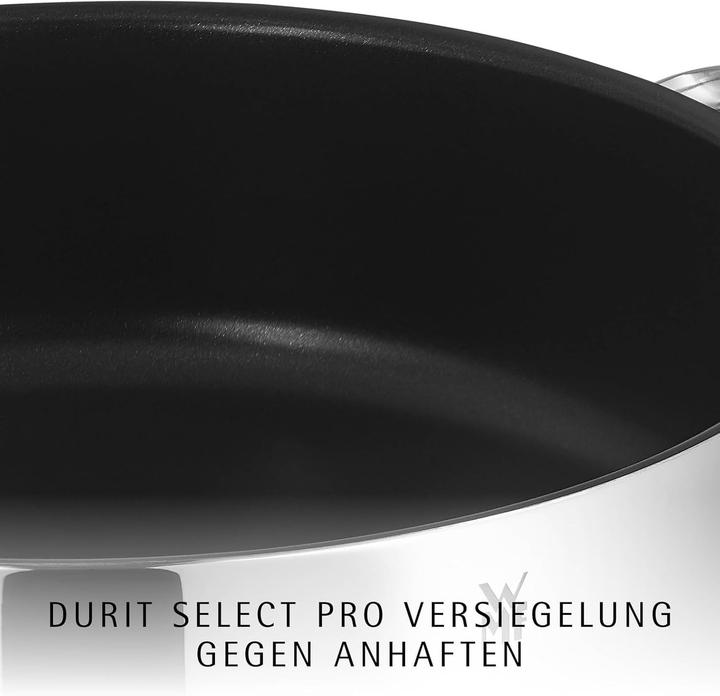 Immagine prodotto WMF Brasiera Devil (761406380), acciaio inox, rivestimento antiaderente - PTFE (Pirofila + casseruola, Acciaio inossidabile, 28 x 9 cm)