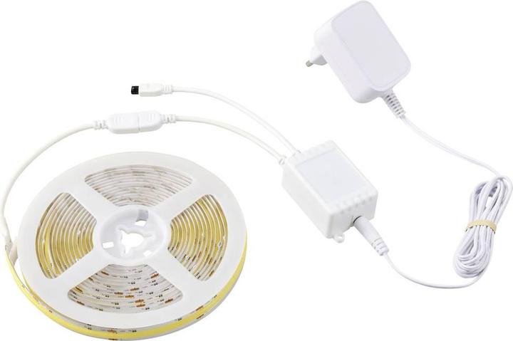 Sygonix SY-5773492 LED-Lichtleiste mit Stecker 230 V 5000 mm 1 St. (Tageslicht, Warmweiss, 500 cm, Indoor)