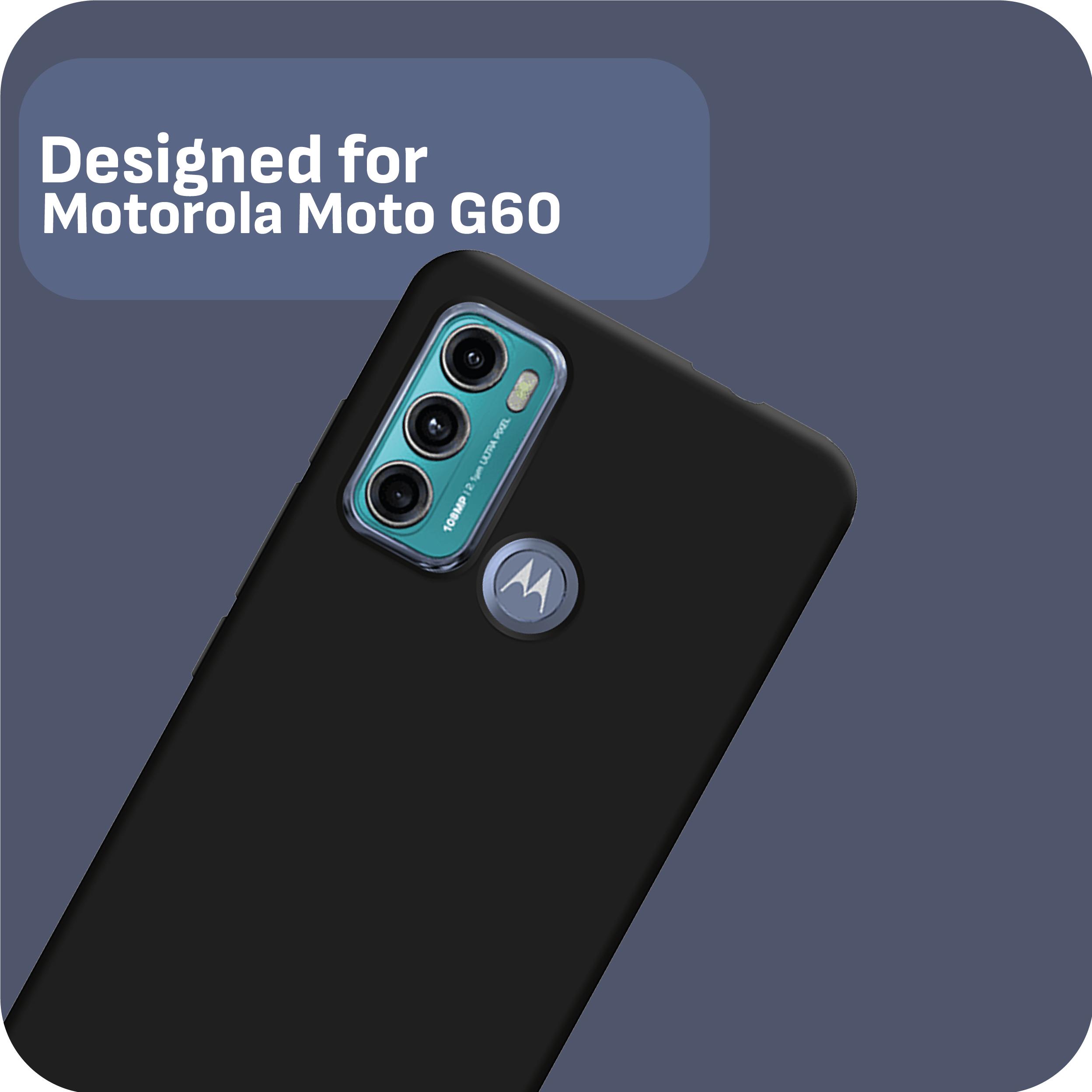 Thumbnail - Cazy Silikon Hülle Kompatibel mit Motorola Moto G60 - Soft TPU Schutz - (Motorola Moto G60), Smartphone Hülle, Schwarz