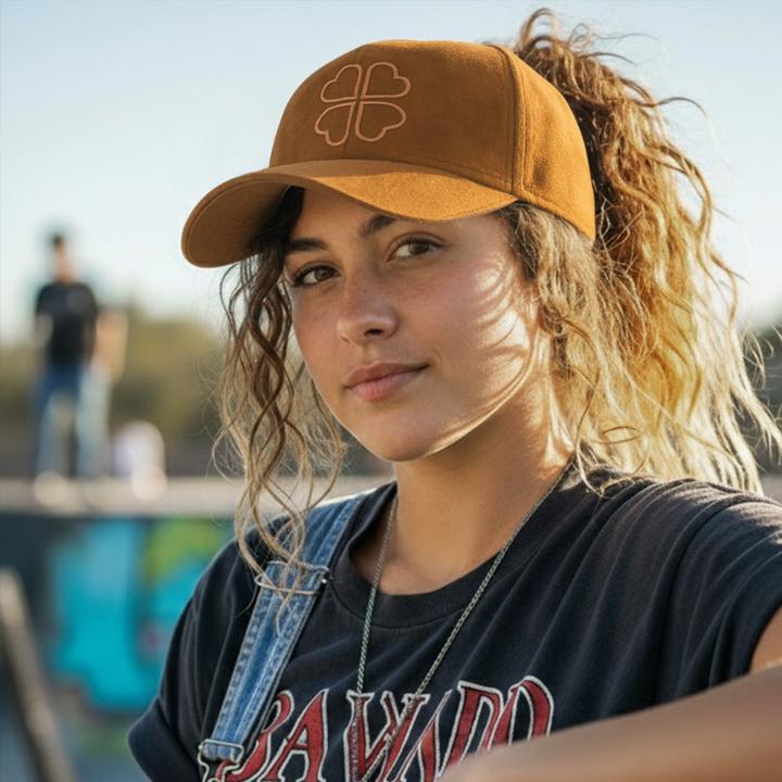 Produktbild Avizar Basecap Wildleder mit Herz-Stickerei