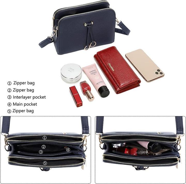 Produktbild Only-Bags.Store Solide Umhängetasche aus PU-Leder