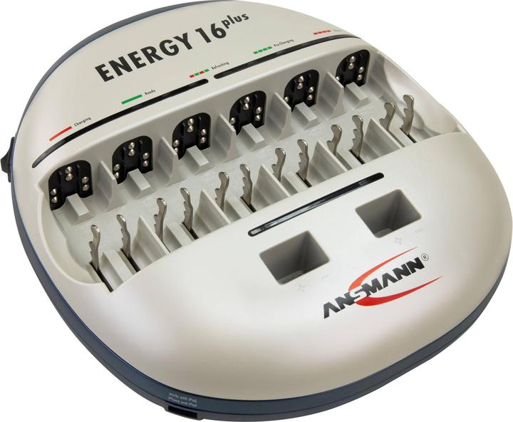 Ansmann Energy 16 Plus (1 pcs., C, D, AAA, AA, Chargers without battery)