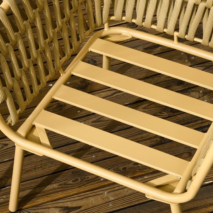 Produktbild Swisshandel24 4 tlg. Rattan Gartenmöbel-Set, Sitzgruppe mit 1 Couchtisch, 2 Sesseln, 1 Doppelsofa, Gartengarnitur