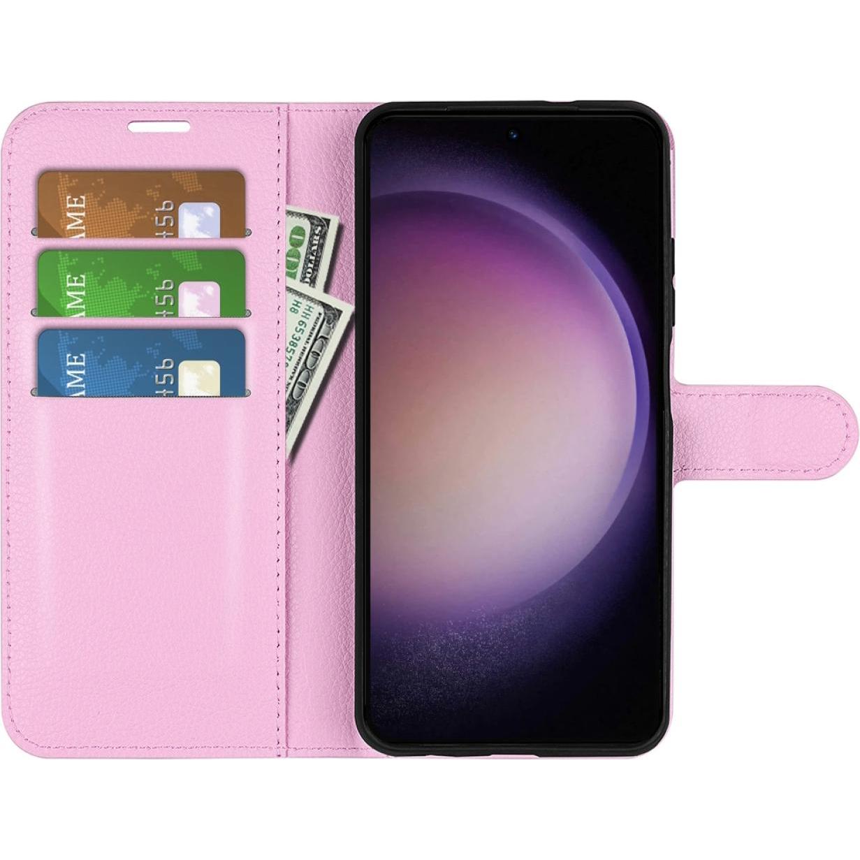 Thumbnail - Screenguard Samsung Galaxy S23+ Leather Guard Lederhülle (Samsung Galaxy S23+), Smartphone Hülle, Rosa