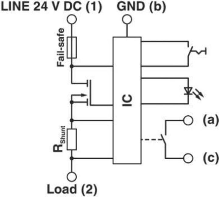 Produktbild Phoenix Contact Circuit breaker CB E1 24DC/8A NO P