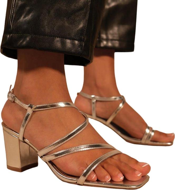 Immagine prodotto Where's That From Donna/Ladies Sidra Crossover Strap Mid High Block Sandals (36)