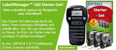Actual product image Dymo LabelManager 160 Value Pack