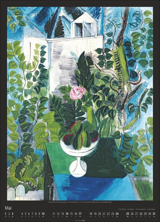 Actual product image World of Art Kalender 2026 (49 x 68 cm, Hardcover, German, English)