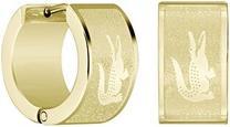 Produktbild Lacoste Gold-Plated Hoop Earrings Backhand 2040436