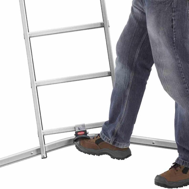 Produktbild Hailo S100 ProfiLOT, Aluminium Kombileiter 3-teilig, 2x9 + 1x8  Sprossen (Stehleiter)