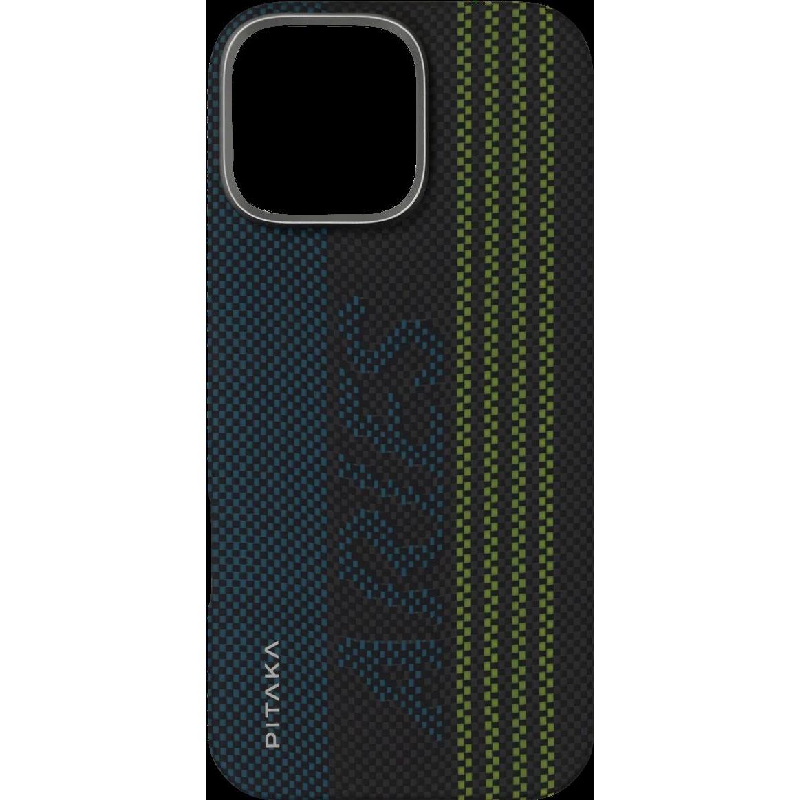 Thumbnail - Pitaka Aries Tactile Woven Case (Apple iPhone 16 Pro Max), Smartphone Hülle, Schwarz