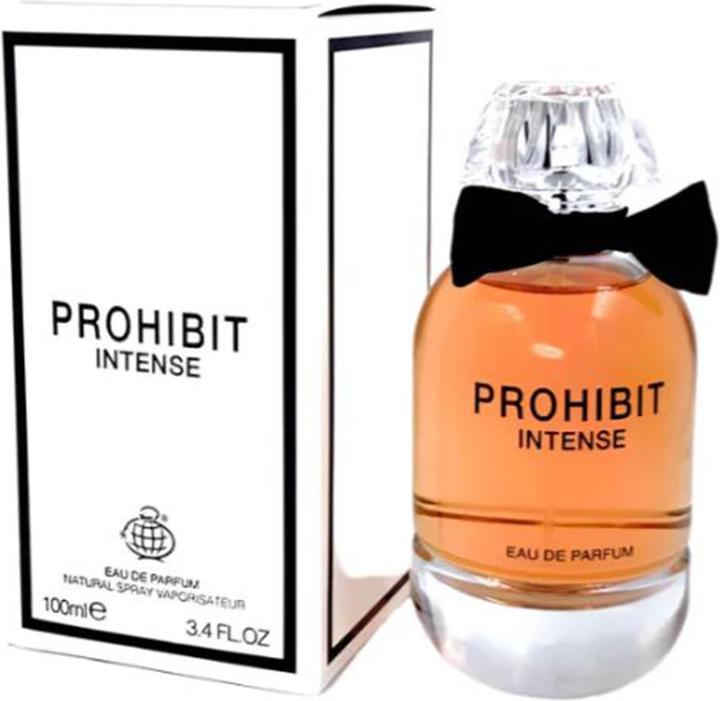 Produktbild Ameer Al Oud Fragrance World Prohibit Intense Perfumed Water For Women - 100ml (Eau de Parfum, 100 ml)