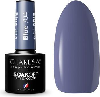 Produktbild Claresa UV LED Nagellack Kollektion Hybrid Maniküre Soak Off - Farbe Blau 5ml (Blau, UV-Gel Lack)