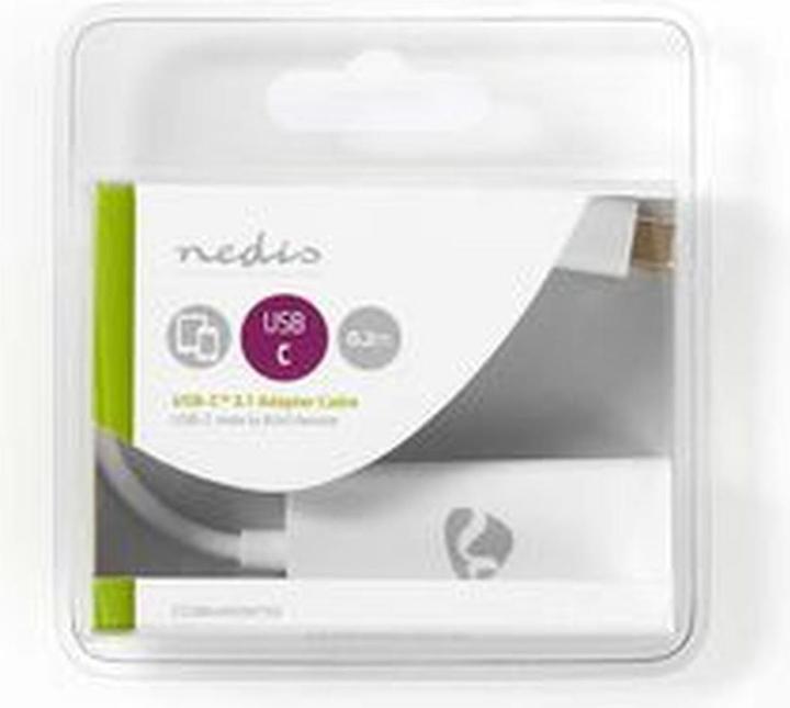 Actual product image Nedis Adapter cable USB type C type C plug - RJ45 (8 pieces) (RJ45, 20 cm)