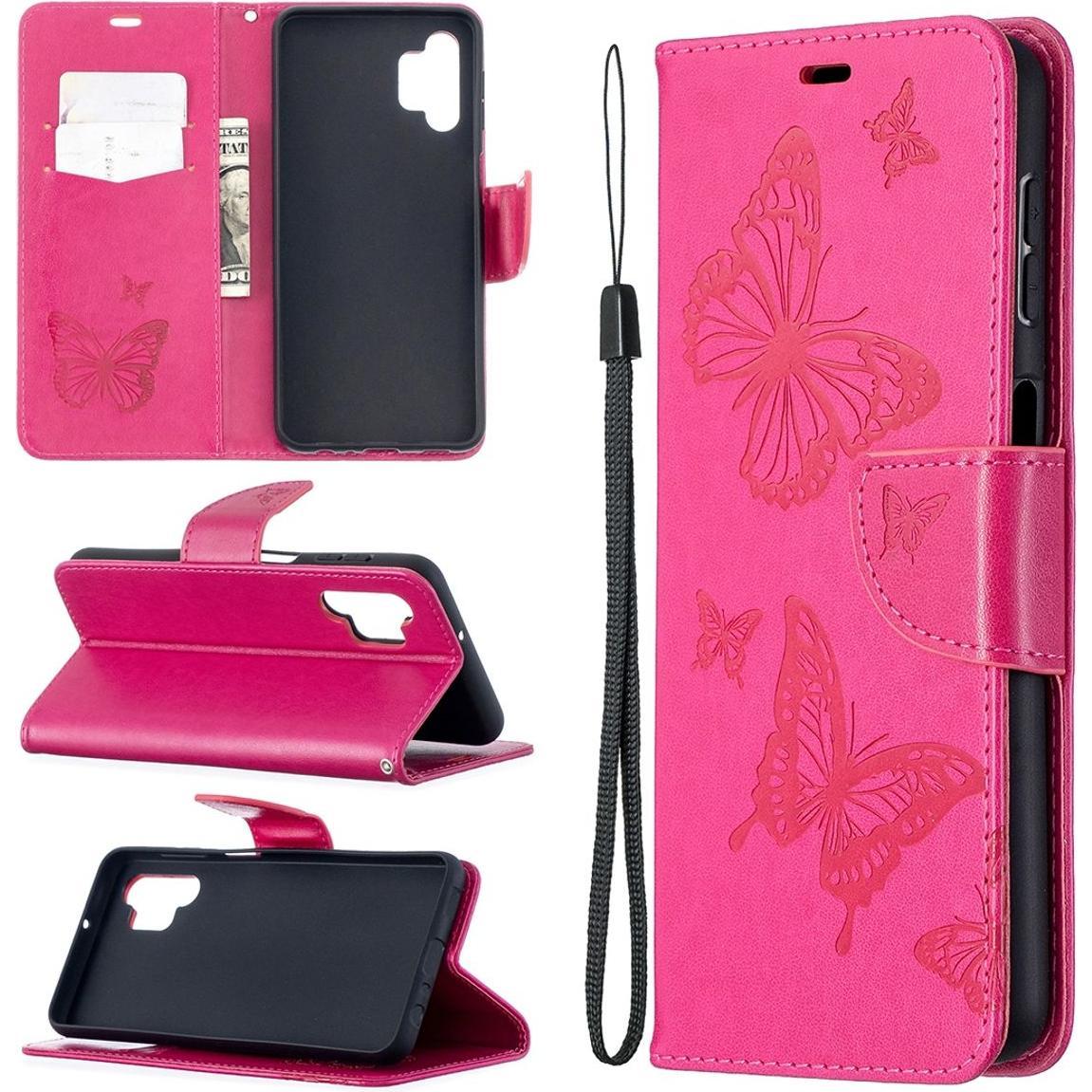 Thumbnail - König Design Hülle Handy Schutz für Samsung Galaxy A32 5G Case Cover Tasche Etui Bumper Pink (Samsung Galaxy A32 5G), Sm...