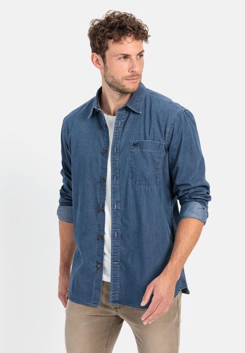 Produktbild Camel Active Langarm Hemd in Denim-Optik (M)