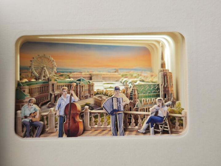 Image du produit Carnet 3D (A6, À rayures, Couverture rigide)