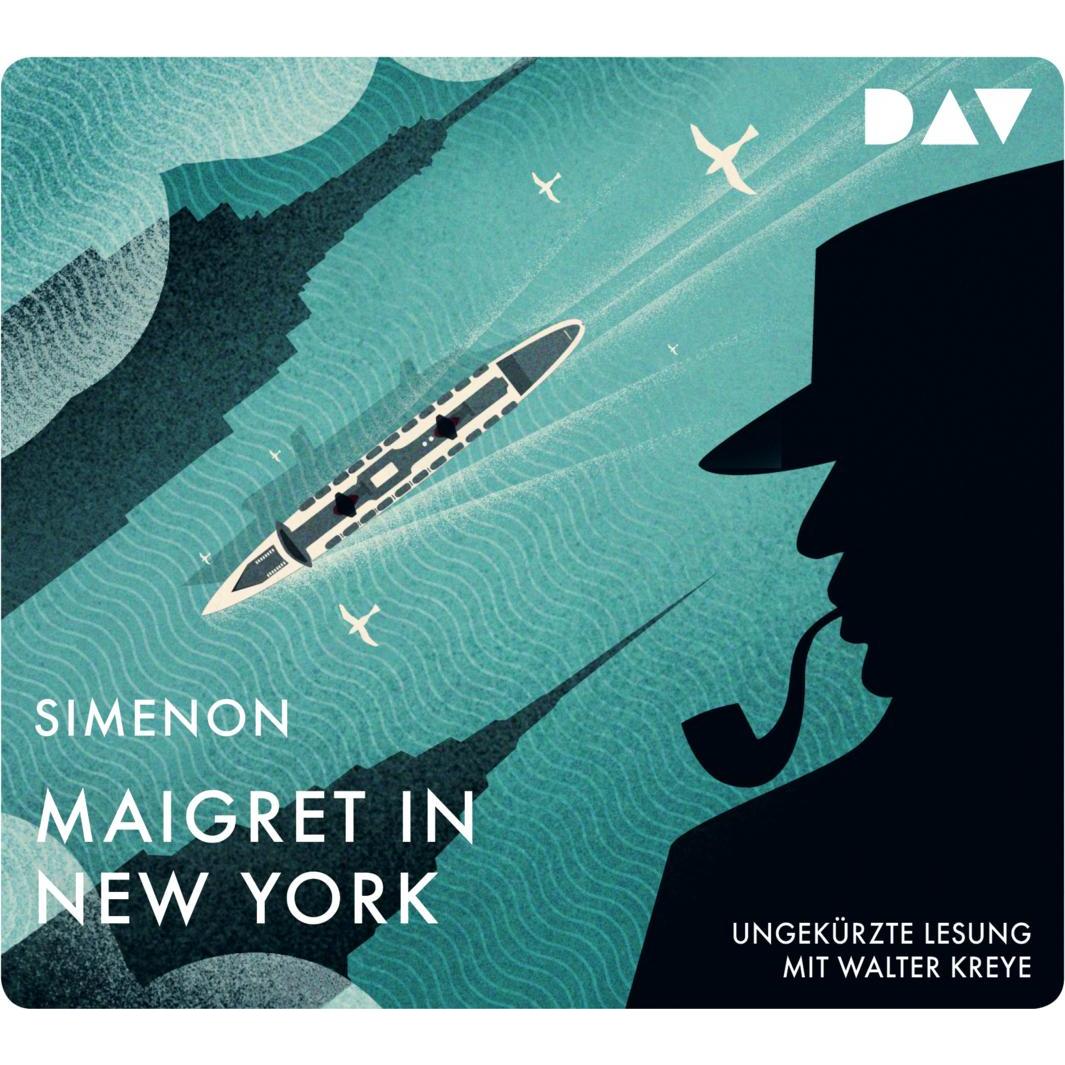 Thumbnail - Maigret in New York, Hörbücher von Georges Simenon, Mirjam Madlung, Wolfgang Stockmann, Walter Kreye, Bernhard Jolles