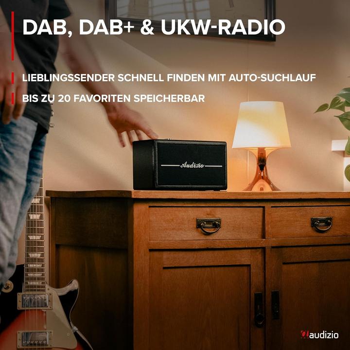 Actual product image Audizio Tune60 (DAB, DAB+, FM, Bluetooth)