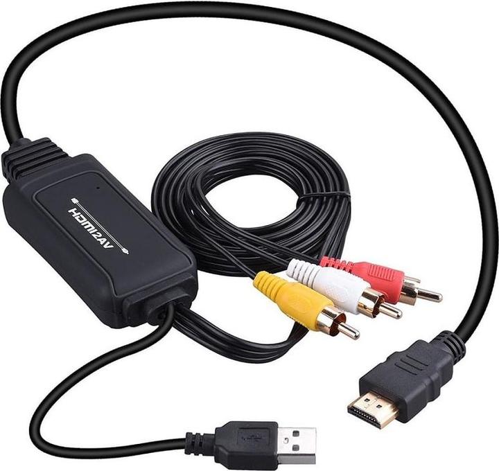 Immagine prodotto JTI Convertitore da HDMI a AV/RCA (Convertitore videocamera)
