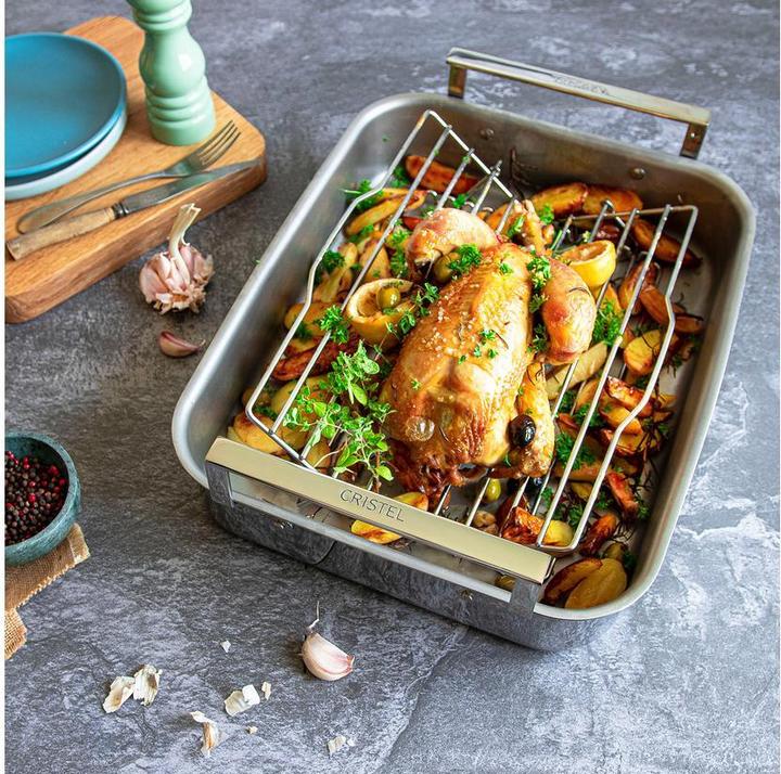 Produktbild Cristel Auflaufform Roaster Silber