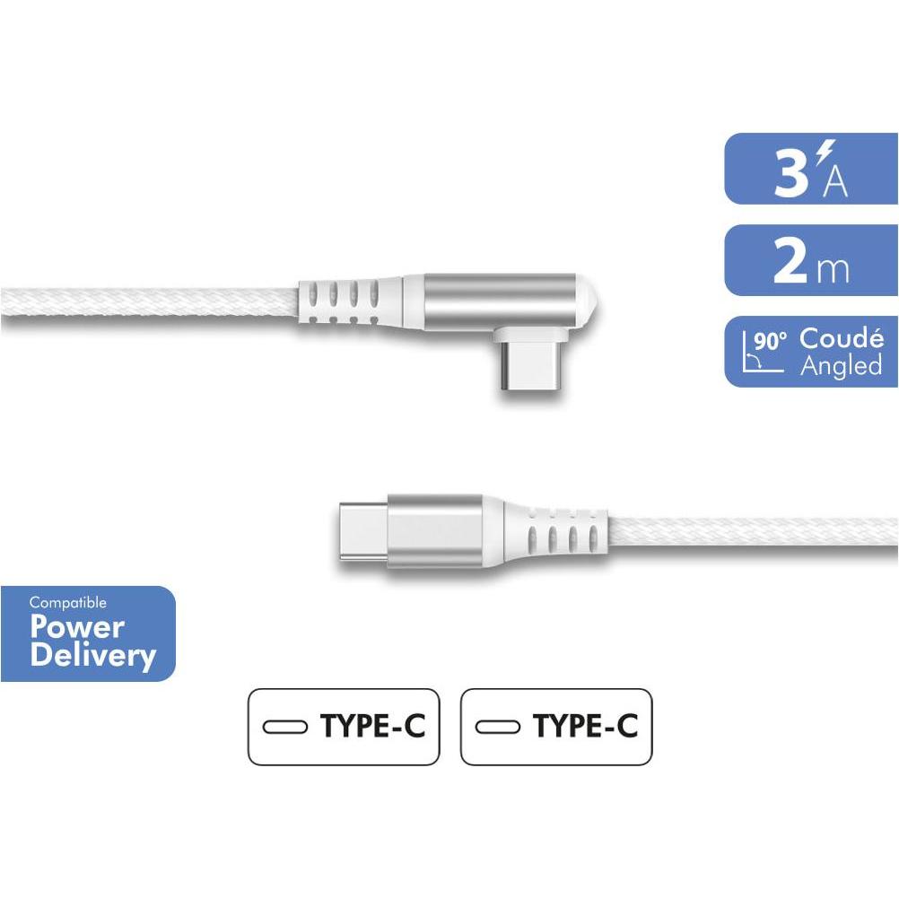 Thumbnail - Force Power FPLICCANGL2MRW USB-Kabel (2 m), USB Kabel