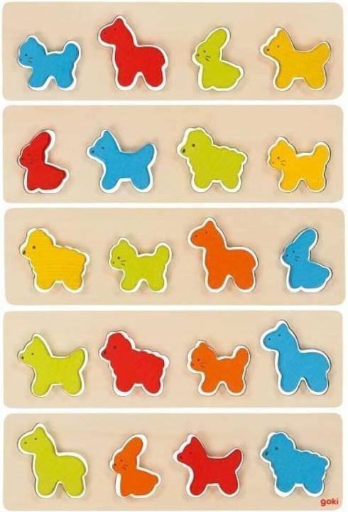 Image du produit Goki Jeu de tri des animaux (Allemand, Français, Italien, Anglais)